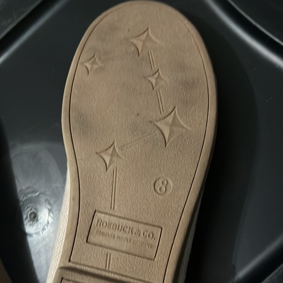 Roebuck and co flats sz 8 canvas and denim - Picture 4 of 6